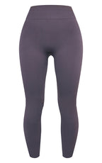 Navy Basic Seamless High Waist Gym Leggings