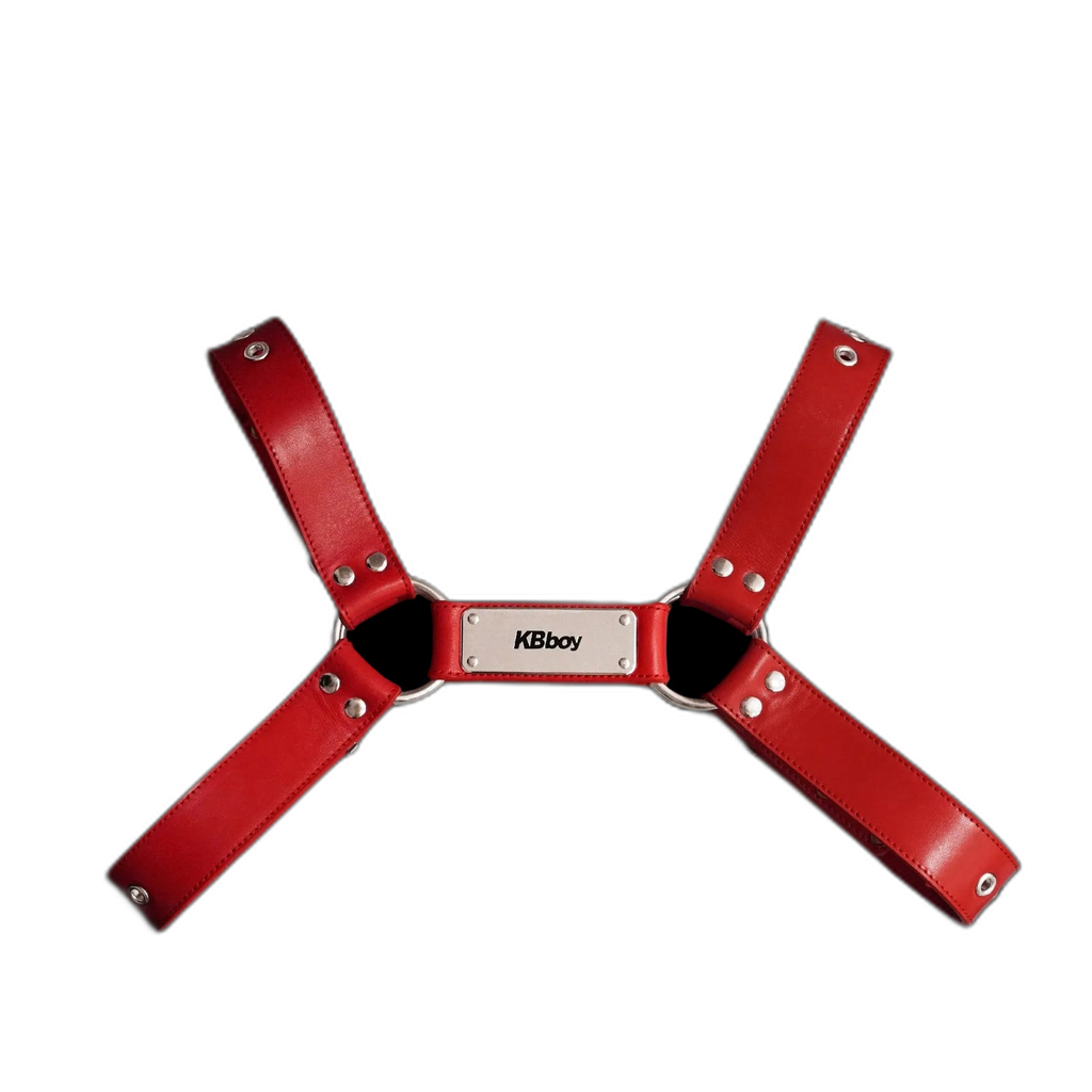 MagLock Tumbled Leather Bulldog Harness