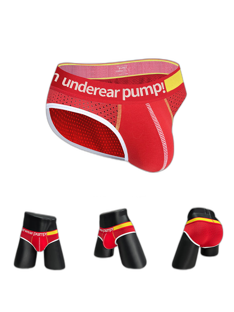 2 Pack Men's Middle-Rise Cotton Sexy Briefs