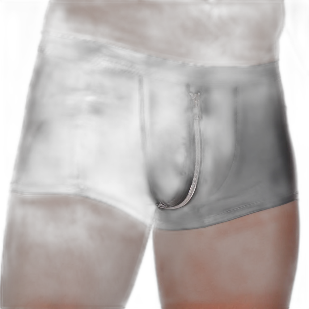 Latex Zip Fetish Boxers