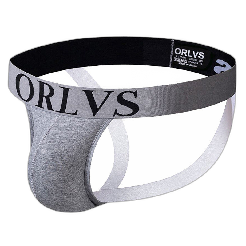 3 Pack Men's Underwear Jockstrap Athletic Support Pouch Briefs