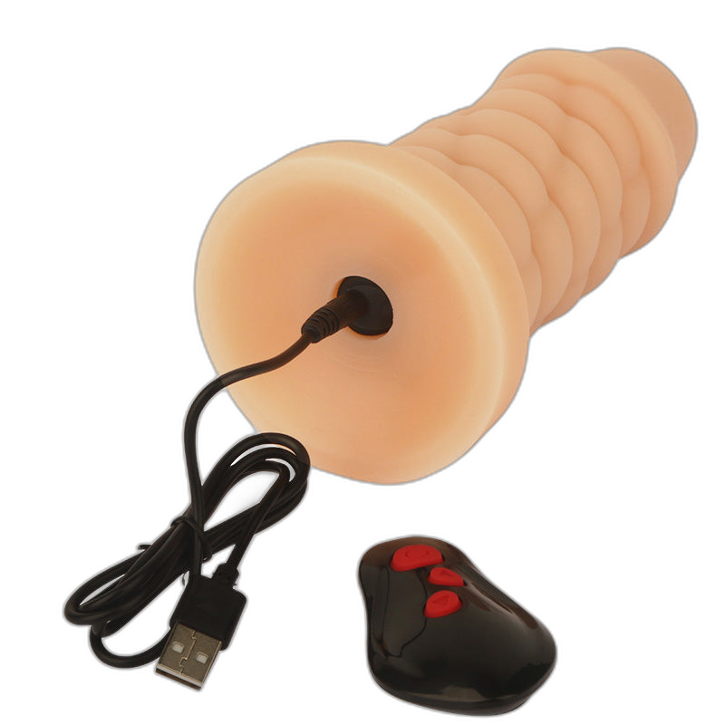 Tank Vibrating Dildo - USB Rechargeable Dildo - 10 Vibration Modes - 3 Size Silicone Dildo