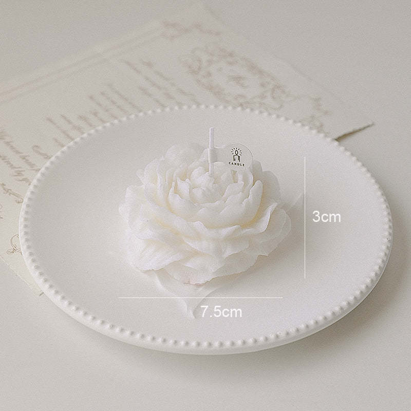 Aromatherapy With Hand Gift Peony Shape Candle Valentine's Day
