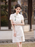 Delicate And Exquisite Lace Cheongsam Youthful-style Dress