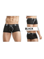 2-pack Men's Sexy Detachable Curled Cup Snap Hip Boxer Briefs