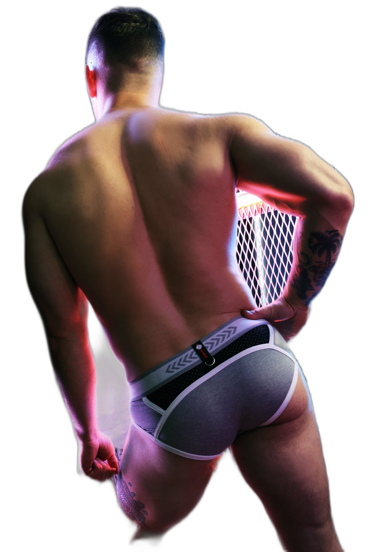 Breedwell Retro Remix Briefs Heather Grey
