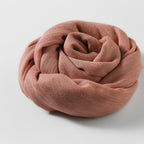 Artistic Sunscreen Solid Color Cotton And Linen Scarf