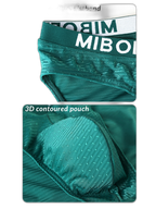 2 Pack Men's U-Pouch V-Front Low-Rise Briefs
