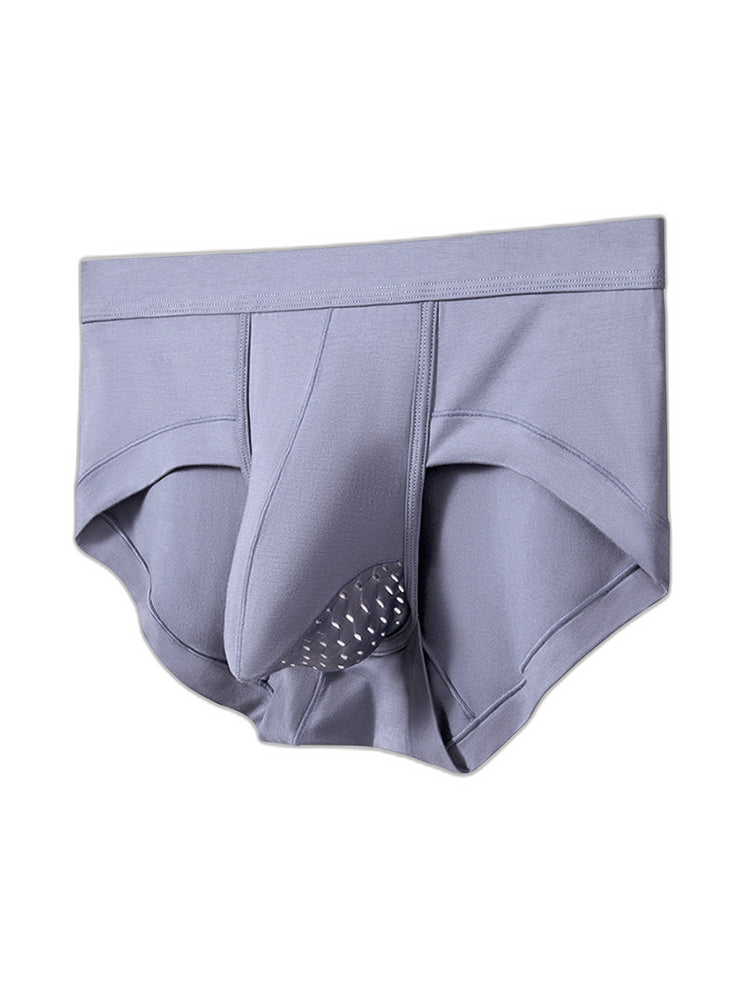 2 Pack Men's Breathable Pouch Separate Modal Briefs