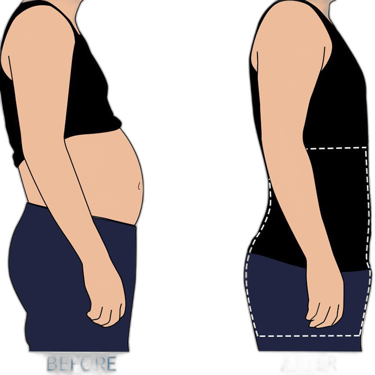 Tummy Control Slimming Bodybuilding Briefs for Men