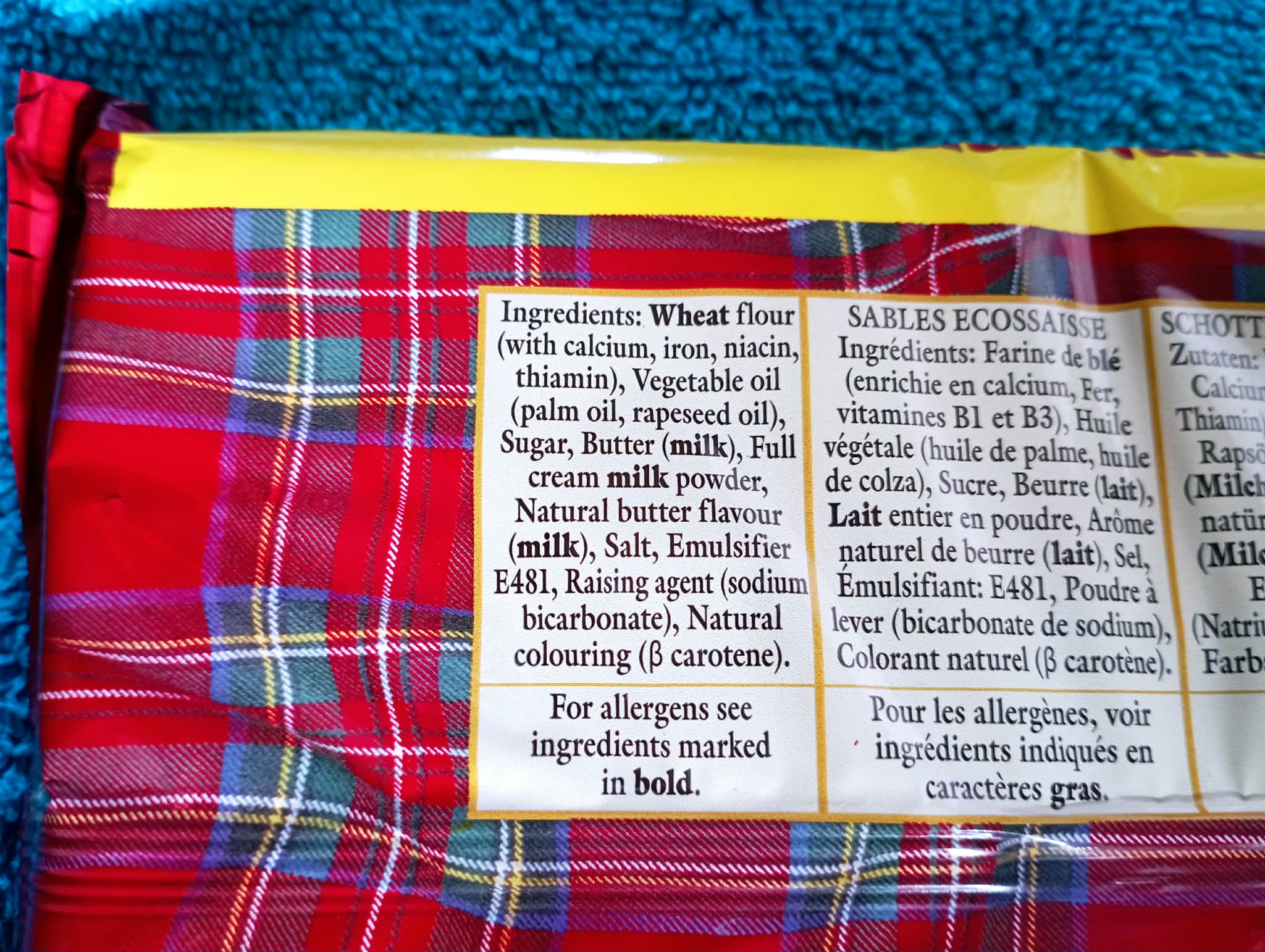 SCOTTISH HIGHLAND SPECIALITY SHORTBREAD FINGERS (3X100g)