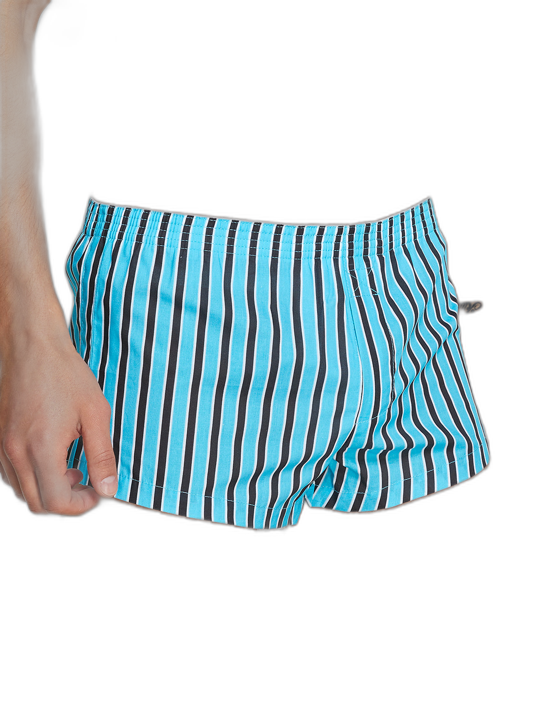 Men's Color Stripes Boxers With Fly