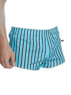 Men's Color Stripes Boxers With Fly