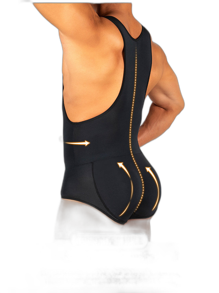 Men's Butt-Lift Briefs One-Piece Underwear