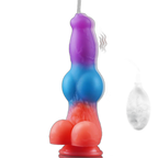 Simon - 9.3 Inch Vibrating Squirting Dildo - Glow In The Dark Dildo