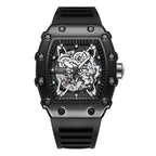 Large Dial Luminous Barrel-shaped Men's Watch