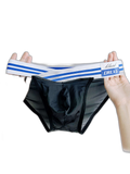 2-pack Men's Sexy Semi-transparent Mesh Briefs