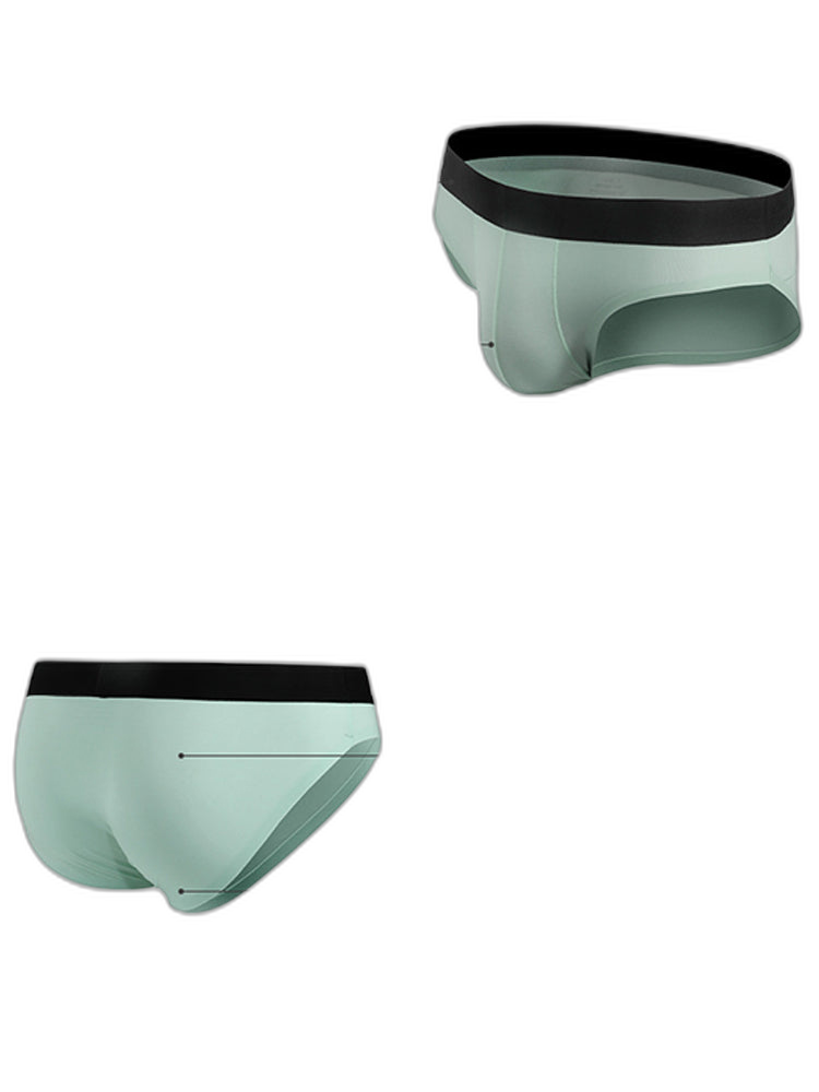 4 Pack Ice Silk Seamless Men's Briefs