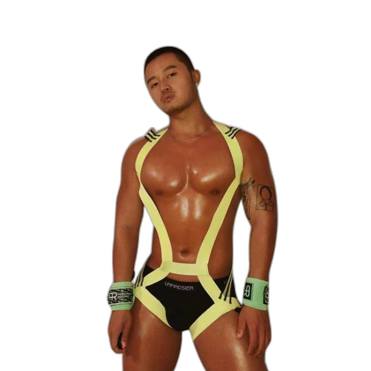 Fluorescent Circuit Rave Chest Harness