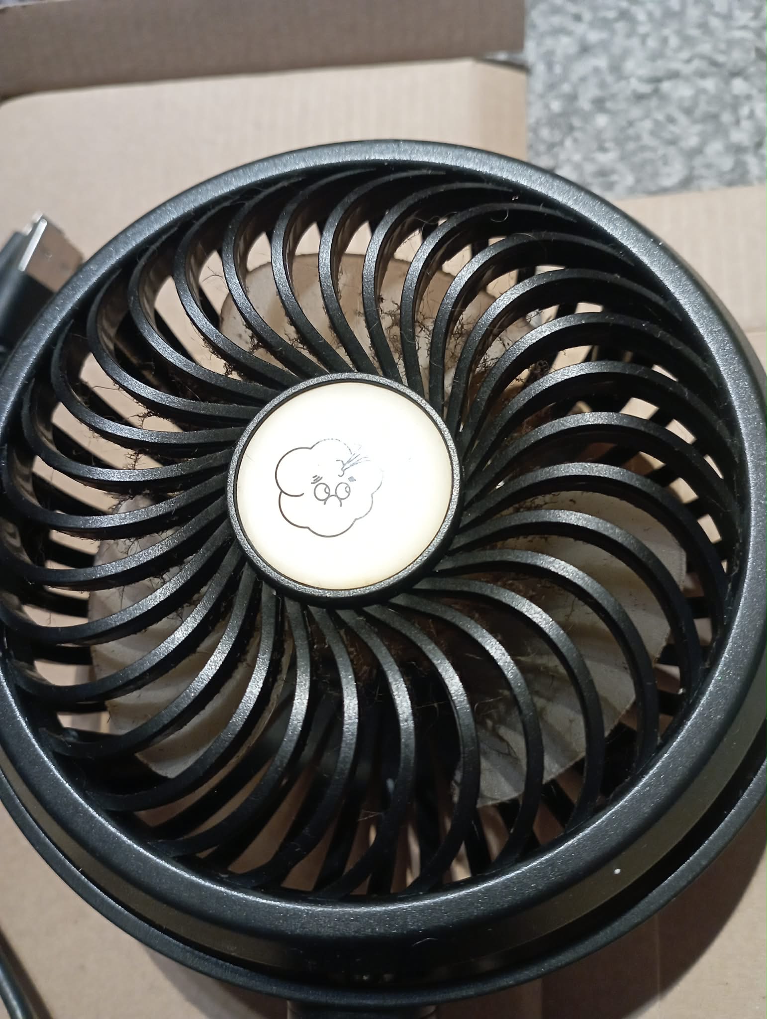 LED night light BATTERY FAN