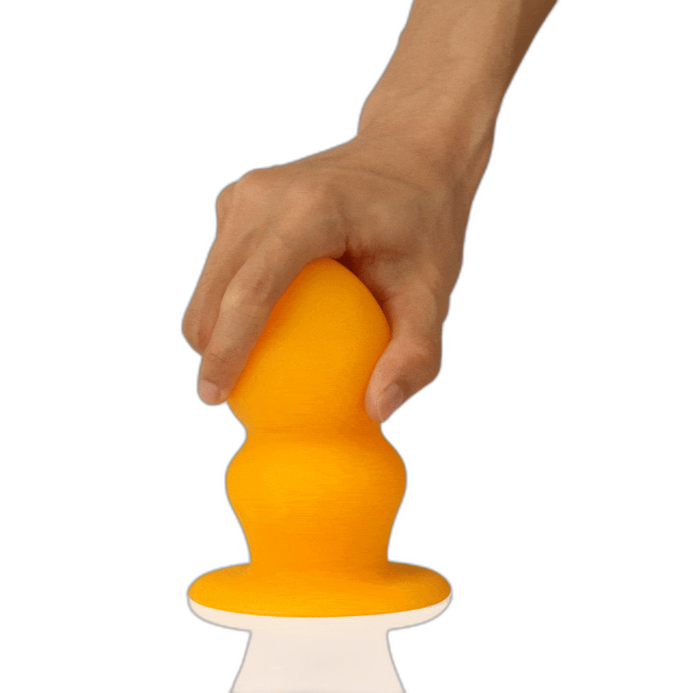 Fat Tuo - Beginner Butt Plug - Small Anal Plug - Ribbed Butt Plug