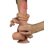 Sliding Skin - 9 Inch Ultra-Realistic Dildo - Suction Cup Dildo