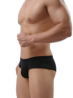 3 Pack Men's Cotton Solid U-Shaped Pouch Briefs