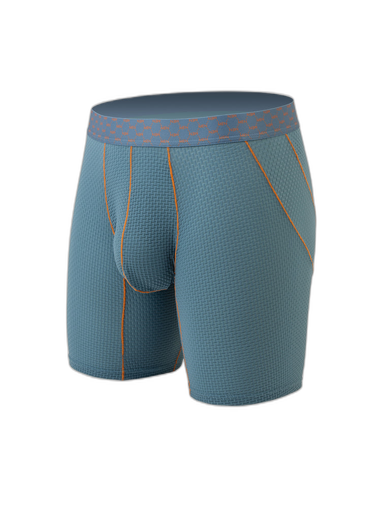 3 Pack Men's Anti-chafing Waffle Boxer Briefs