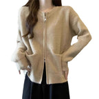 Design Temperature-sensitive Soft Wind Soft Glutinous Sweater Coat