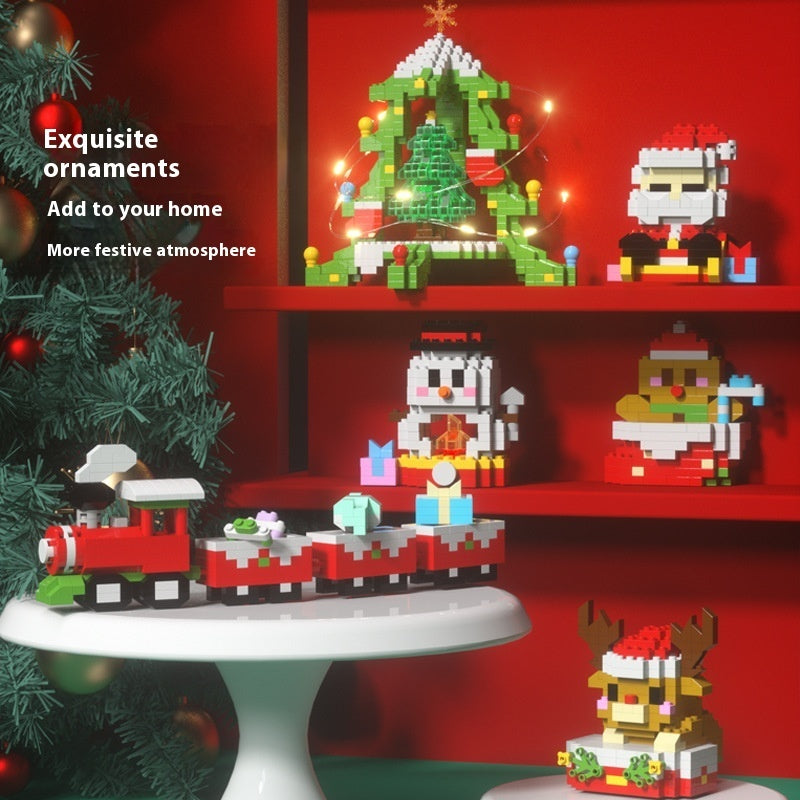 Christmas Day Series Snowman Assembly Blocks