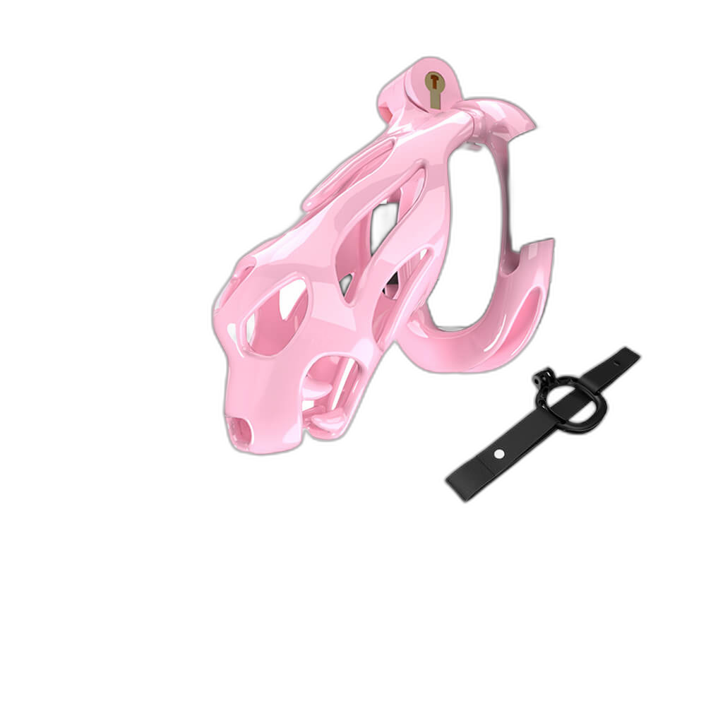 Guard Dog - Male Chastity Cage with Belt