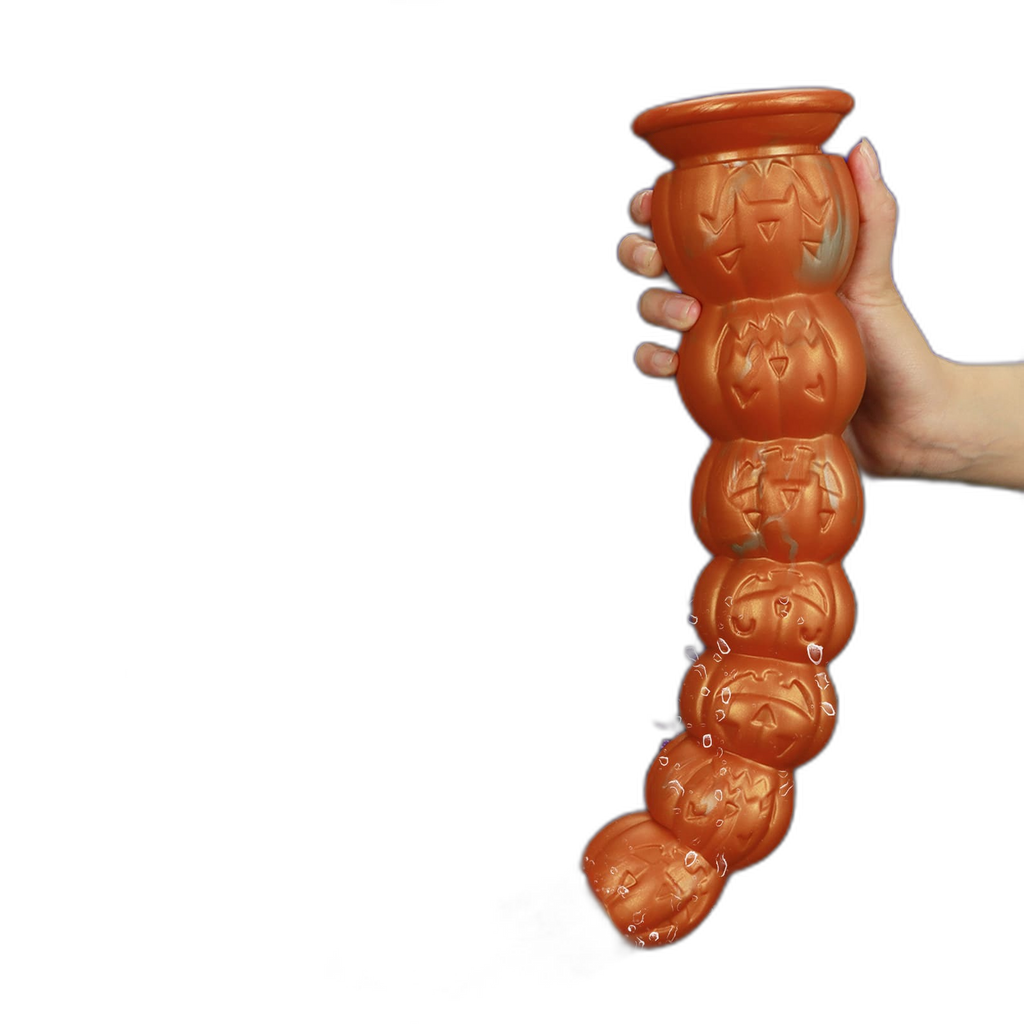 Halloween Pumpkin - Long Anal Plug - Anal Bead