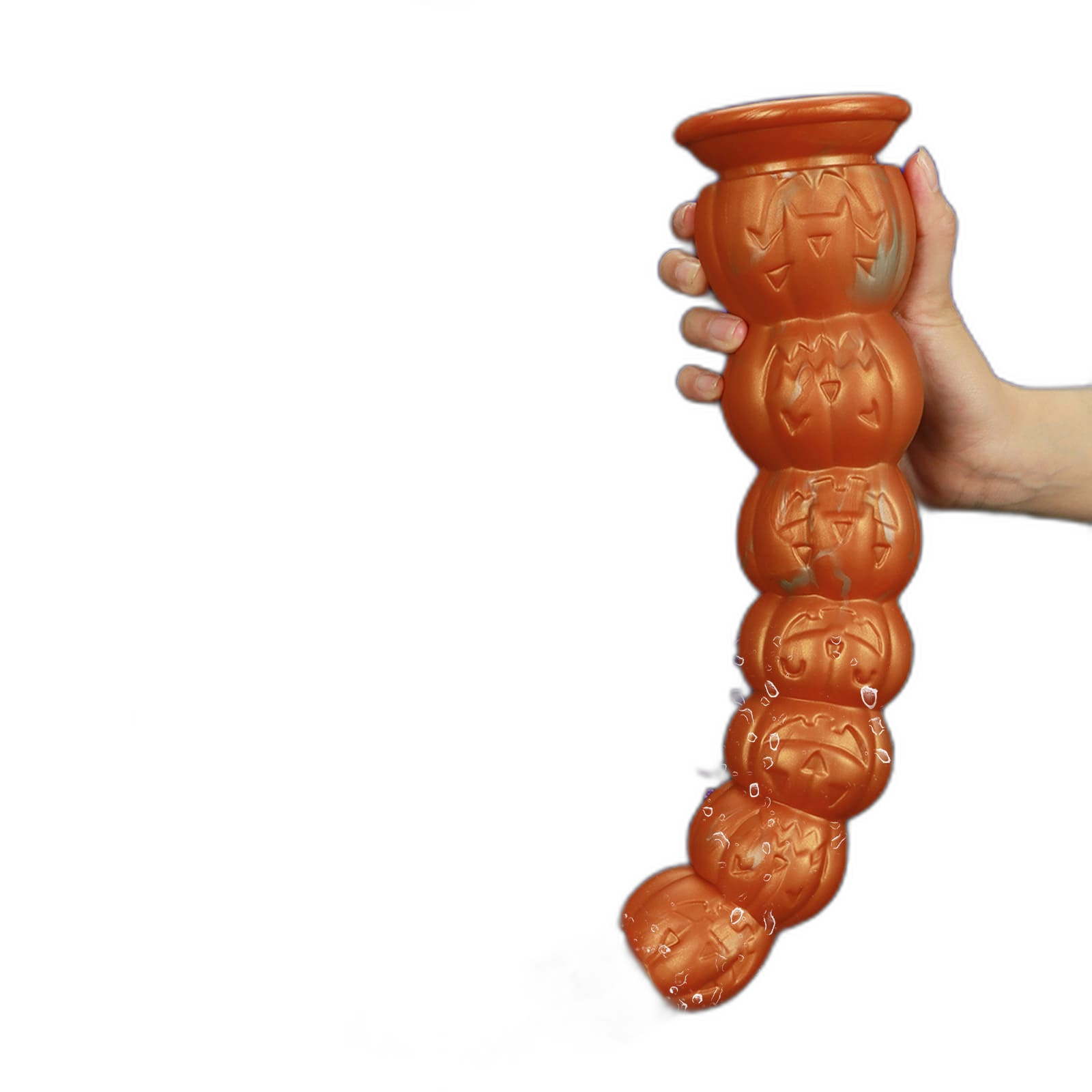 Halloween Pumpkin - Long Anal Plug - Anal Bead