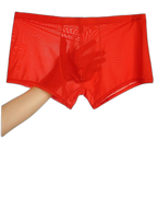 Thin Breathable Ice Silk U Convex Boxers for Men