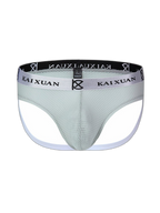 3 Pack Men's Mesh Thong with Stretch & Breathable 3D Support Pouch