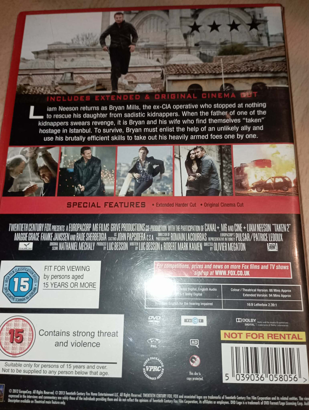 DVD : TAKEN 2