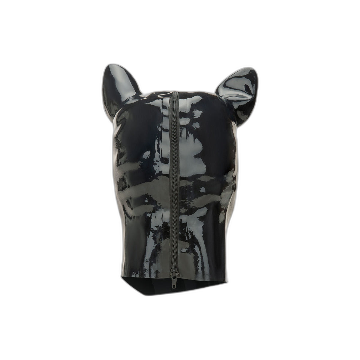 Prowler RED Latex Pig Hood Black