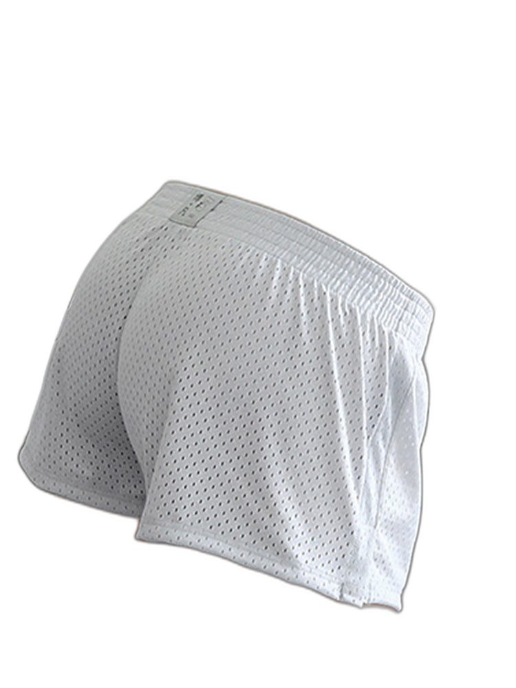2 Pack Men's Seamless Comfort Quick-Dry Lightweight & Airy Mesh Boxers Shorts