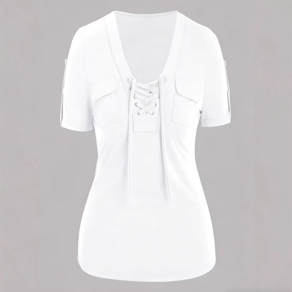 Fashionable Casual Women's Short-sleeve Top