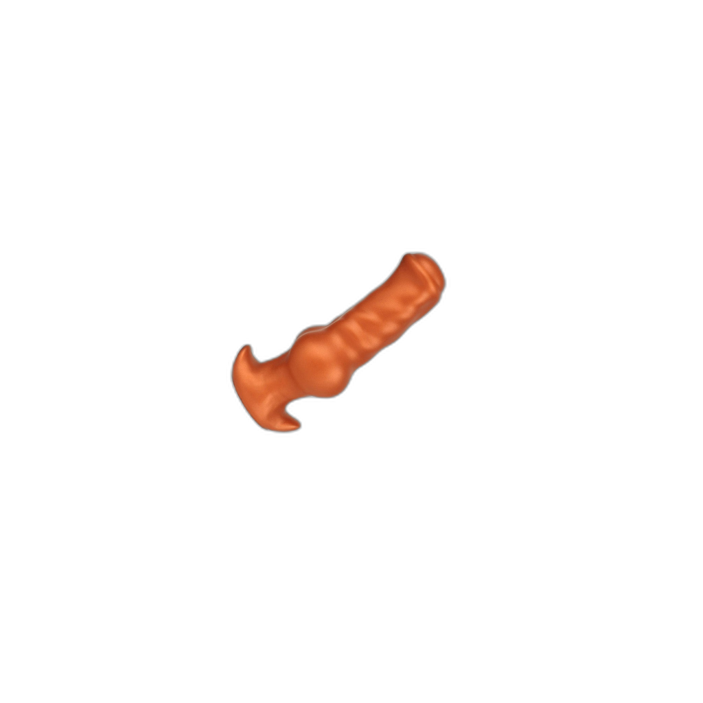 ELITE Liquid Silicone Canine Milker Plug 3.9 Inch Gold
