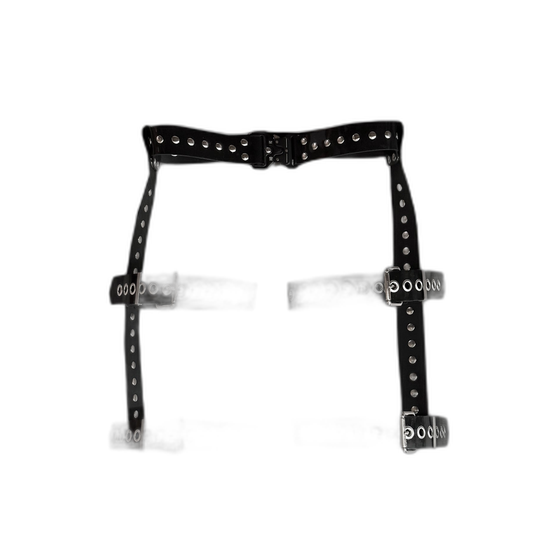 Silicone Half Body Harness - Waist and thigh bands