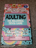 ADULTING THE MILLENNIAL TRIVIA GAME 2+players (age 25+)