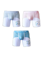 Men's Anti-Chafing Sports Boxer Briefs with Spacious Pouch