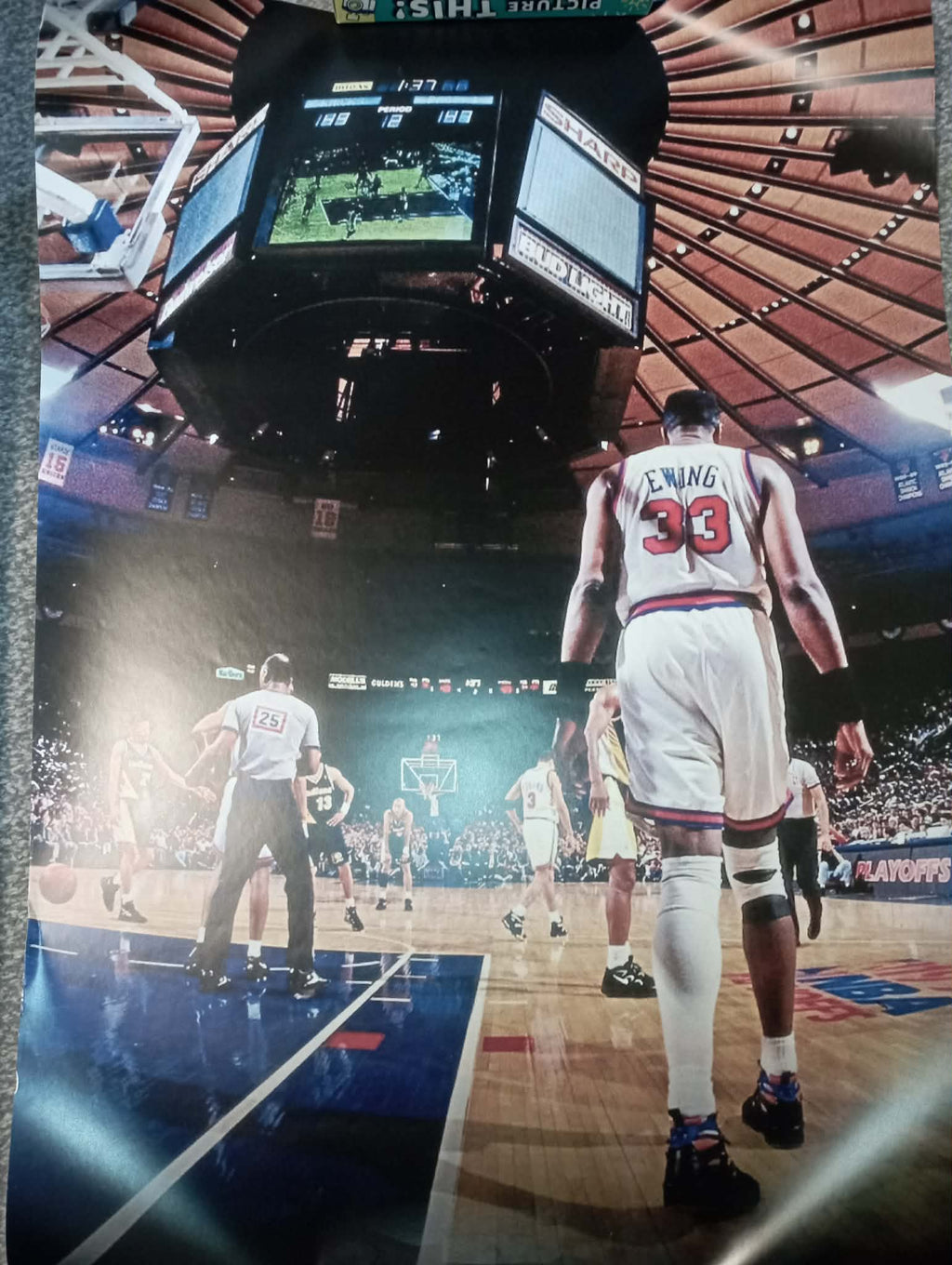 NEW : Large Basketball printed poster