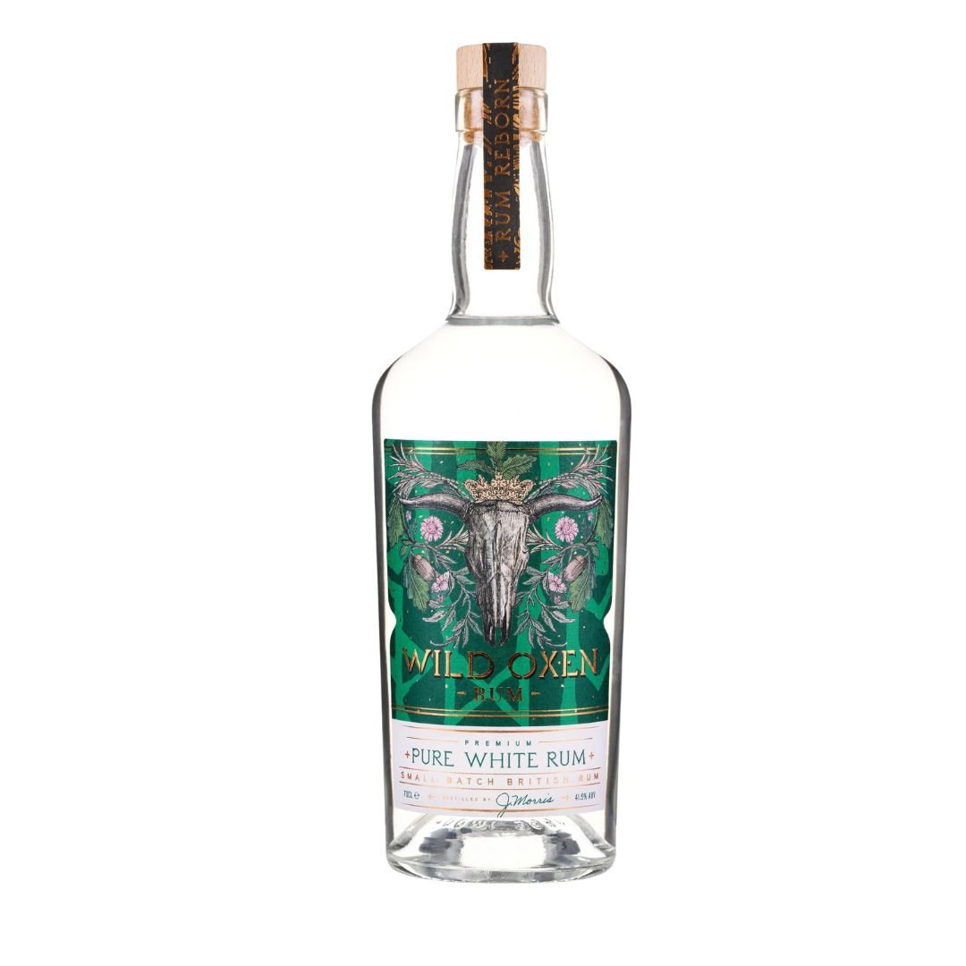 Abingdon Distillery Wild Oxen Pure White Rum, 70cl