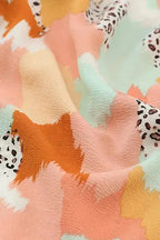 Abstract Printed Long Sleeve Blouse