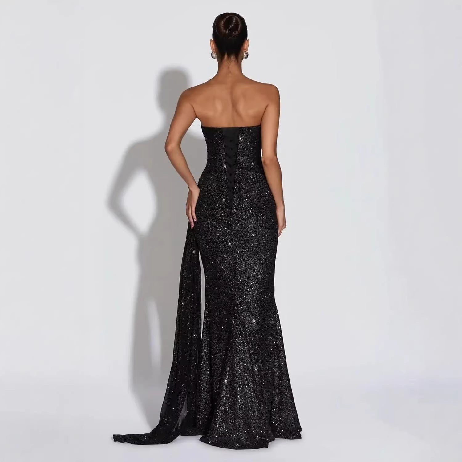 Women's Fashionable Casual Strap Sequin Dress