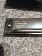 Stainless Steel HARMONICA in Case