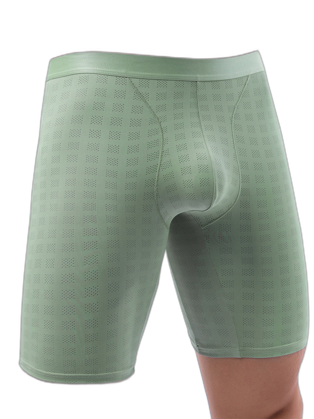 2 Pack Men’s Front Pouch Mesh Boxer Briefs