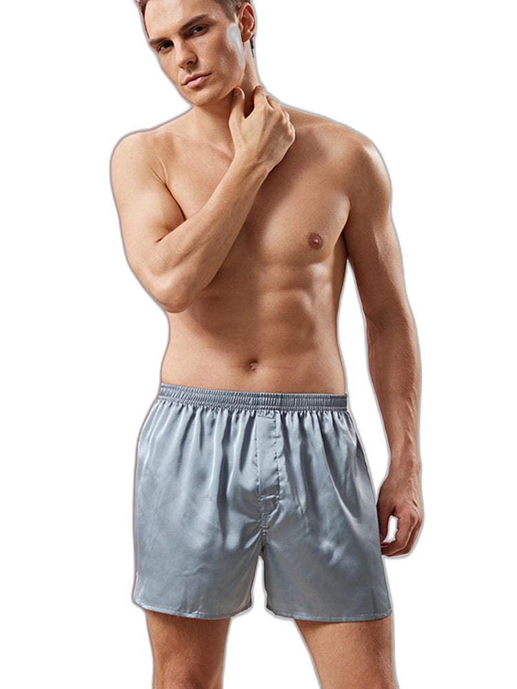 Men's Satin Loose Boxers Shorts